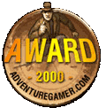 Award 2000 - AdventureGamer.com